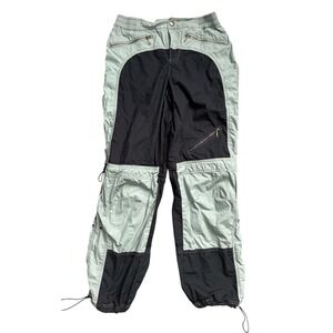 Silence +‎ Noise Baggy Moto Urban Outfitters Color Block Cargo Pants Size XS